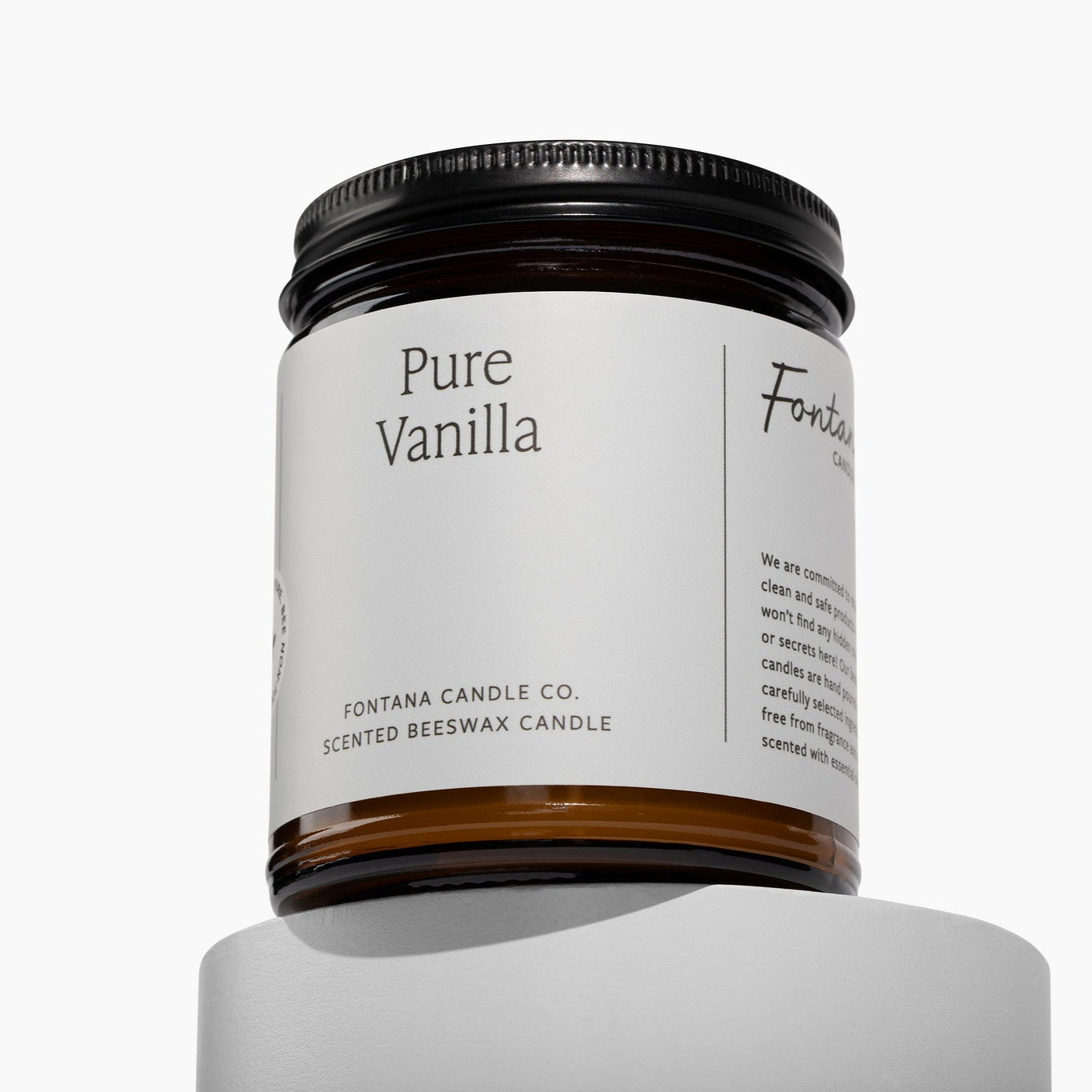 Pure Vanilla Beeswax Candle