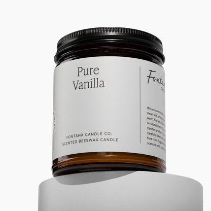 Pure Vanilla Beeswax Candle